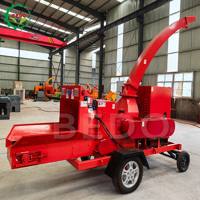 Farm Garden Use Wood Tree Branch Waste Leaves Chipping Machine 12 Months Warranty