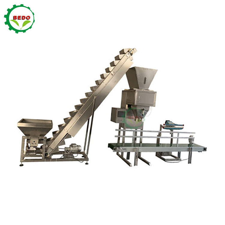 Stainless Steel Wood Pellet Packing Machine 1.5KW PLC Control System