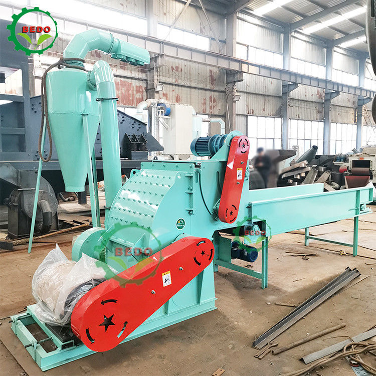 30KW Wood Crusher Machine 1800*1100*1150mm Noise Level≤60dB