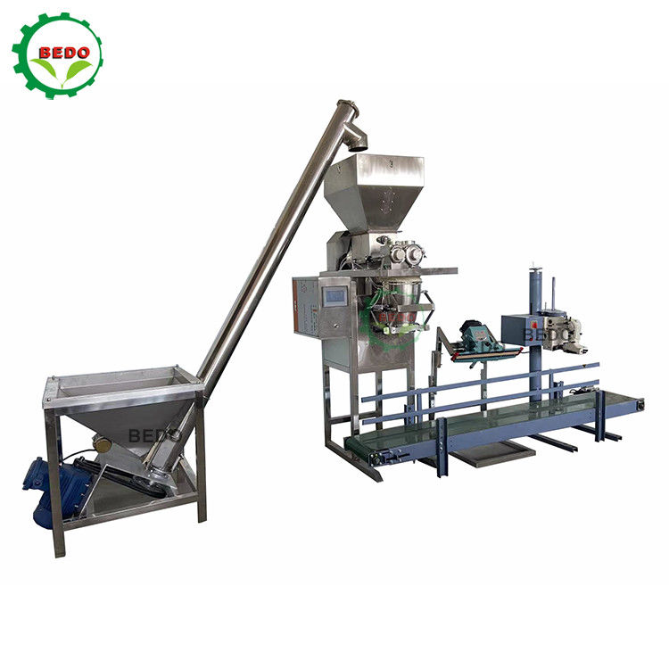 Compact Automatic Powder Packing Machine Efficient 380V PLC Control