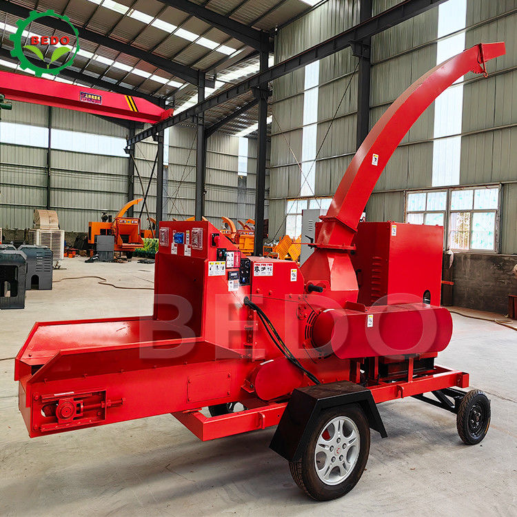 Farm Garden Use Wood Tree Branch Waste Leaves Chipping Machine 12 Months Warranty