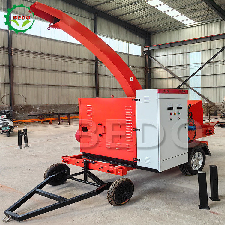 Farm Garden Use Wood Tree Branch Waste Leaves Chipping Machine 12 Months Warranty