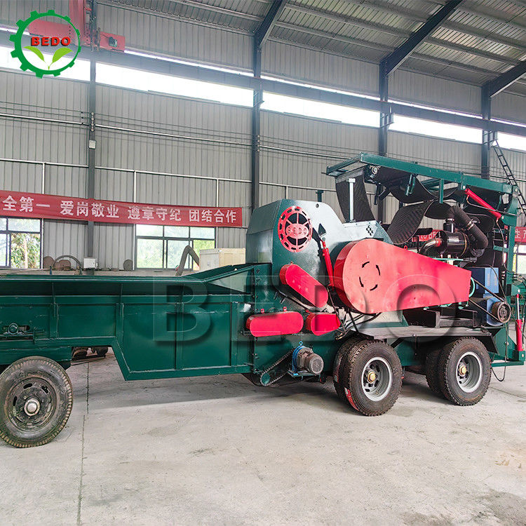 Diesel Engine Wood Crusher Machine Wood Shredder Machine Tree Branch Crusher