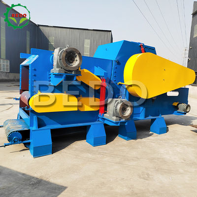25-30 टन/घंटा वानिकी लकड़ी के टुकड़े करने वाली मशीन 18000kg वजन 380V वोल्टेज