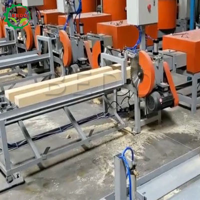 BEDO लकड़ी का बुरादा पैलेट ब्लॉक बनाने की मशीन 380V 4.8*0.78*1.32m