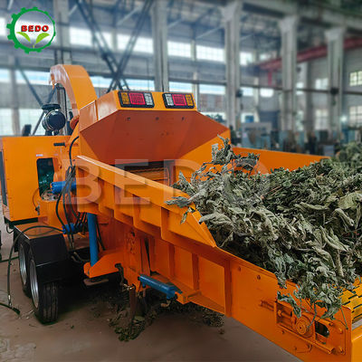 मजबूत शक्ति स्वयं पोषण उद्यान अपशिष्ट पत्ते पेड़ शाखा Shredder मशीन
