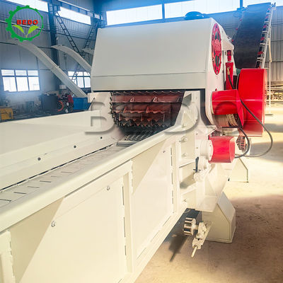 700*400 मिमी इनलेट साइज ऑटोमैटिक वुड चिपिंग मशीन और 2pcs ब्लेड के साथ