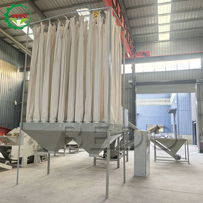 डस्ट कलेक्टर लो नॉइज़ और 50-200 मेष फाइननेस के साथ औद्योगिक लकड़ी पाउडर बनाने की मशीन