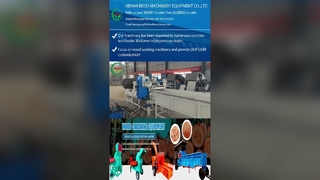 इलेक्ट्रिक मोटर के साथ उच्च क्षमता वाली औद्योगिक लकड़ी का बुरादा बनाने की मशीन